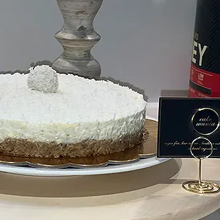 Coconut Protein Cheesecake