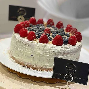 Raspberry Healthy Cake